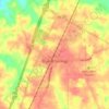 Crystal Springs topographic map, elevation, terrain