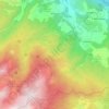 Artigues topographic map, elevation, terrain
