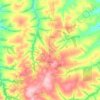 Uniflor topographic map, elevation, terrain