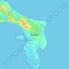 Bonaire topographic map, elevation, terrain