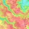 Hussigny-Godbrange topographic map, elevation, terrain