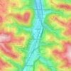 Grimmenstein topographic map, elevation, terrain