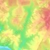 Lake Mooney topographic map, elevation, terrain