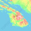 ᕿᑭᖅᑕᕐᔪᐊᖅ Big Island topographic map, elevation, terrain