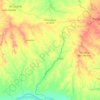 Parroquia Ipire topographic map, elevation, terrain
