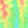 Mamers topographic map, elevation, terrain