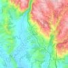 Allassac topographic map, elevation, terrain