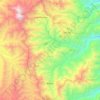 Betulia topographic map, elevation, terrain