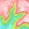 Brogers Creek topographic map, elevation, terrain