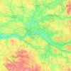 Maine-et-Loire topographic map, elevation, terrain
