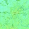 Hoya topographic map, elevation, terrain