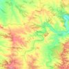 Fabara / Favara topographic map, elevation, terrain