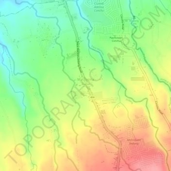 Mataas na Lupa (Checkpoint) topographic map, elevation, terrain