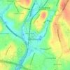 Bronxville topographic map, elevation, terrain