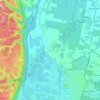 Castlereagh topographic map, elevation, terrain