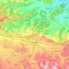 Huedin topographic map, elevation, terrain