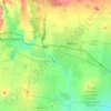 Melbourne topographic map, elevation, terrain