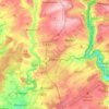 Bitburg topographic map, elevation, terrain