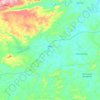 Ibiara topographic map, elevation, terrain