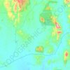 Nebo topographic map, elevation, terrain