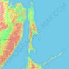 Сахалинская область topographic map, elevation, terrain