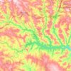 Lago Corumbá IV topographic map, elevation, terrain