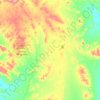 Blinman topographic map, elevation, terrain