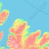 Berlevåg topographic map, elevation, terrain
