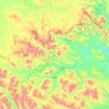 Gongri topographic map, elevation, terrain