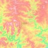 Guaporé topographic map, elevation, terrain