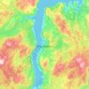 Múrmansk topographic map, elevation, terrain