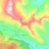 Xã Mường Hoa topographic map, elevation, terrain