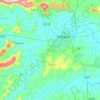 Kolhapur topographic map, elevation, terrain