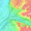 Meerssen topographic map, elevation, terrain
