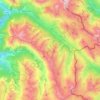 Larche topographic map, elevation, terrain