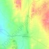 Jamestown topographic map, elevation, terrain