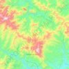 Santiago Lachiguiri topographic map, elevation, terrain