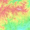 Quaismeh Sub-District topographic map, elevation, terrain