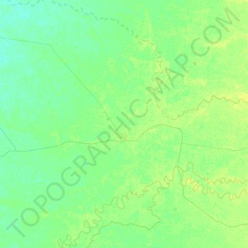 Wakool topographic map, elevation, terrain