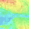 Kaliningrad topographic map, elevation, terrain