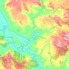 Hamilton topographic map, elevation, terrain