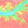Encinas de Esgueva topographic map, elevation, terrain