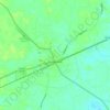 Homerville topographic map, elevation, terrain