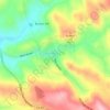 Amador City topographic map, elevation, terrain