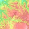 Oulmès ⵡⴰⵍⵎⴰⵙ ولماس topographic map, elevation, terrain