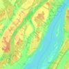 Lavaltrie topographic map, elevation, terrain