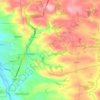 Launcells topographic map, elevation, terrain