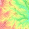 Navarro County topographic map, elevation, terrain