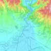 Novi Iskar topographic map, elevation, terrain