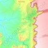 Aurora do Tocantins topographic map, elevation, terrain